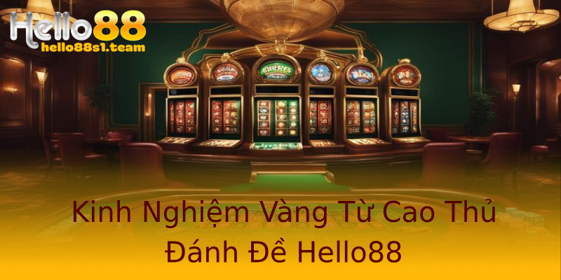 Kinh Nghiệm Vàng Từ Cao Thủ Đánh Đề Hello88 Kinh Nghiệm Vàng Từ Cao Thủ Đánh Đề Hello88
